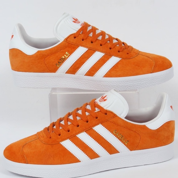 adidas gazelle mens orange